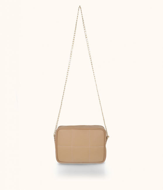 Quilted Crossbody Beige