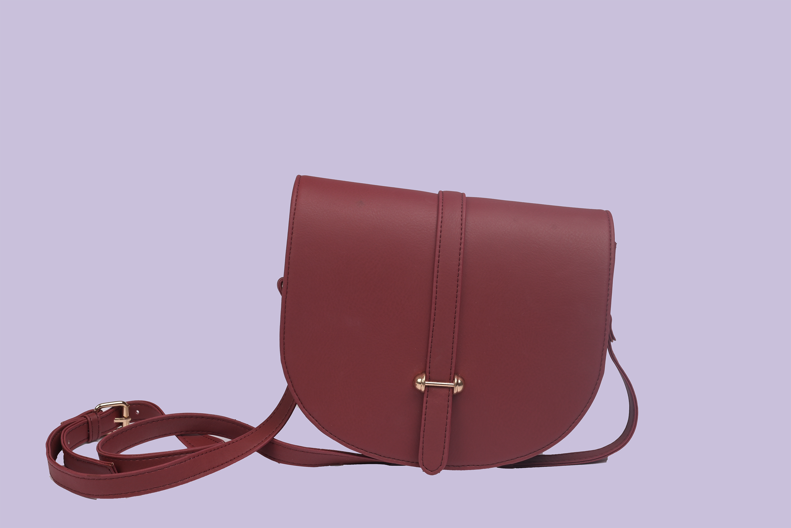 Saddle - Maroon